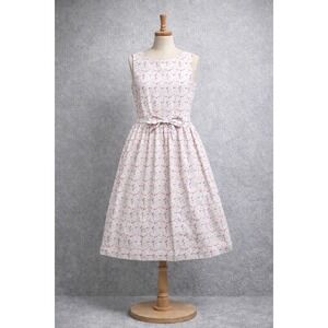 Crewcuts Dress Girls‎ Cherry Print Sleeveless Fit Flare Summer Casual Size 16